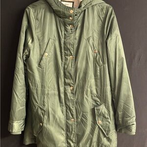 Forever 21 Green Hooded Jacket